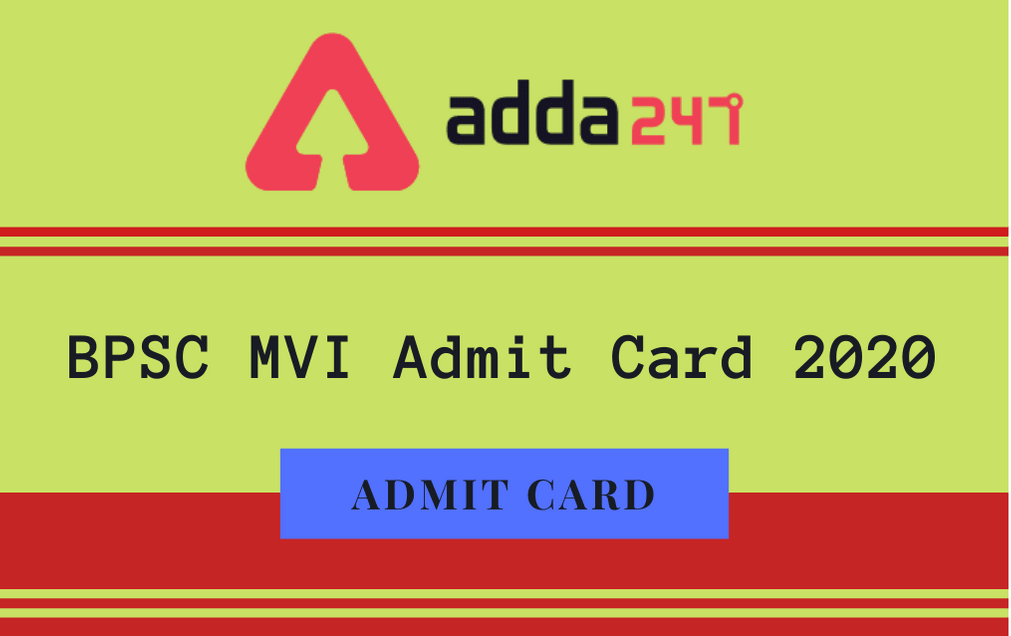 BPSC Motor Vehicle Inspector Admit Card 2020: Check MVI Exam Date_30.1