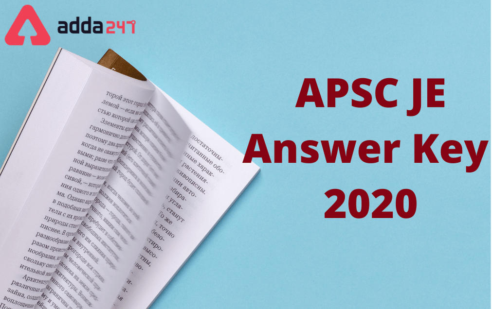 APSC JE Answer Key 2021: Raise Objection Till 12th January 2021_30.1