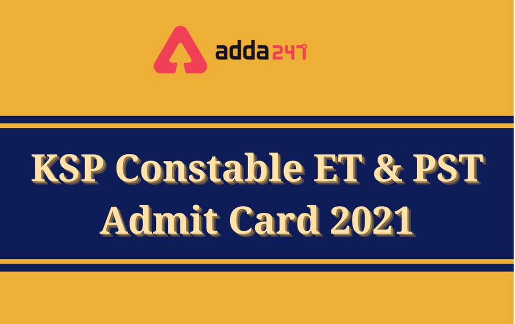 KSP Constable Admit Card 2021: Direct Link To Download ET & PST Admit Card_30.1