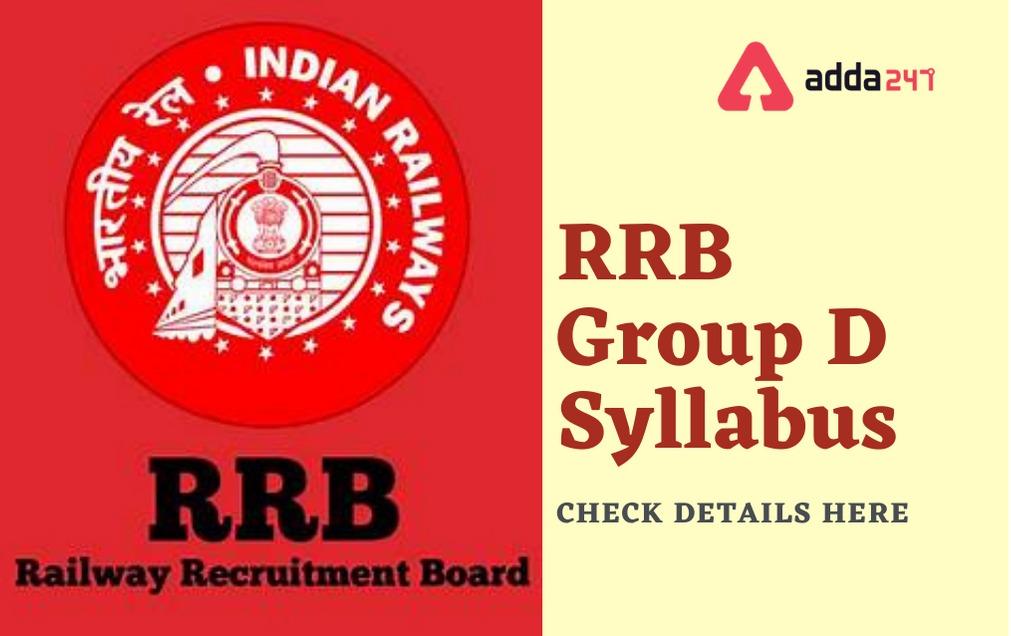 RRB Group D Syllabus 2022 for CBT 1 Exam,Topics & Syllabus PDF_30.1