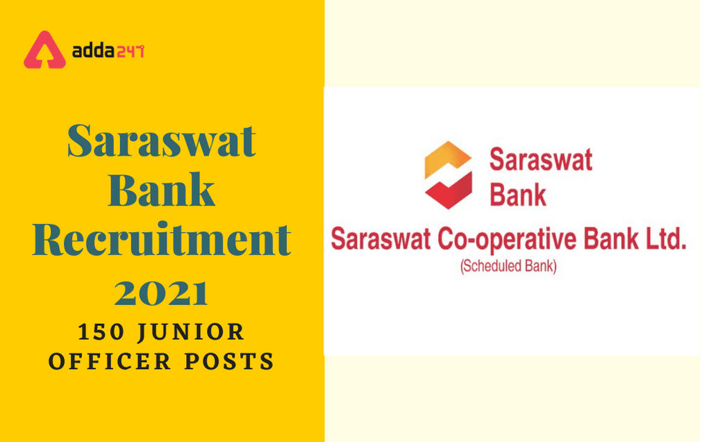 Saraswat Bank Recruitment 2021 for Junior Officer: Apply For 150 Vacancies_30.1