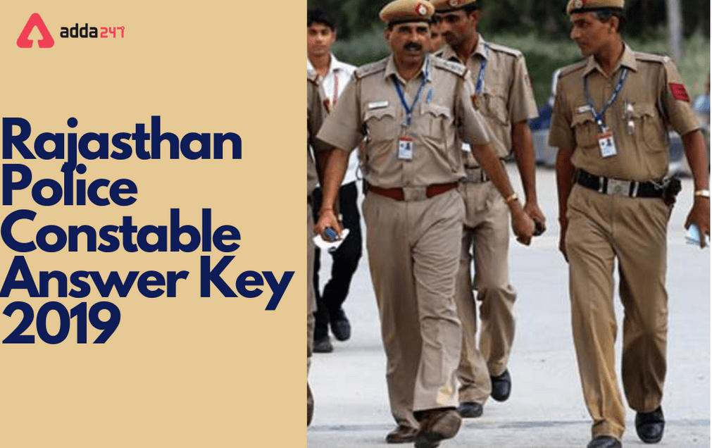 Rajasthan Police Constable Answer Key 2021 Out: Set-Wise Answer Key_30.1