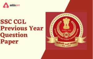 SSC CGL Previous Year Question Paper