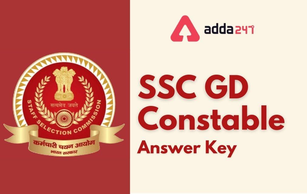 SSC GD Final Answer key 2021 Out @ssc.nic.in, Response Sheet Link_30.1