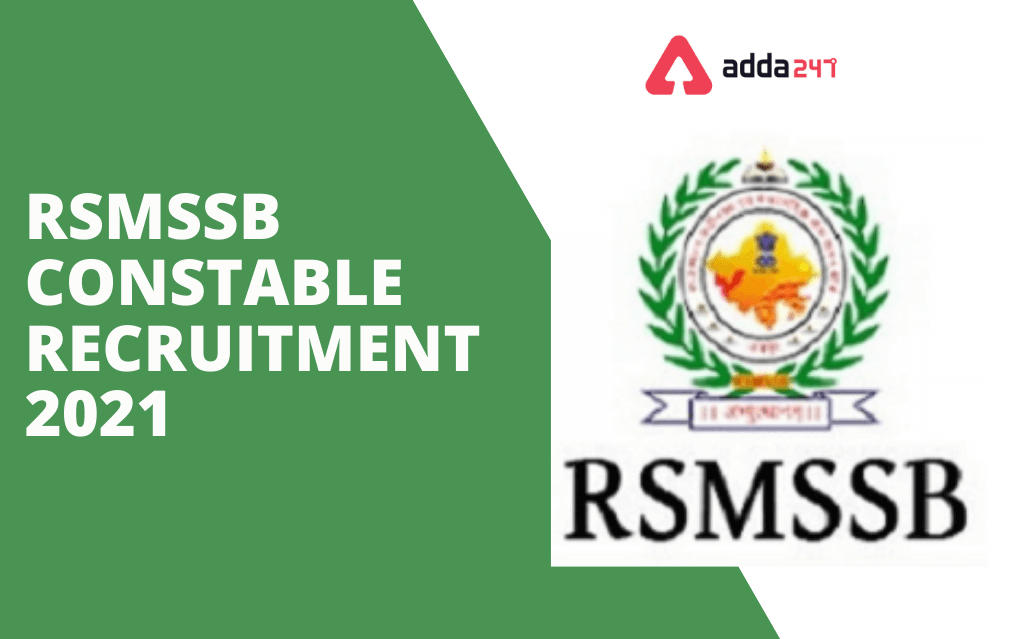 RSMSSB Constable Recruitment 2021 for 135 Vacancies_30.1