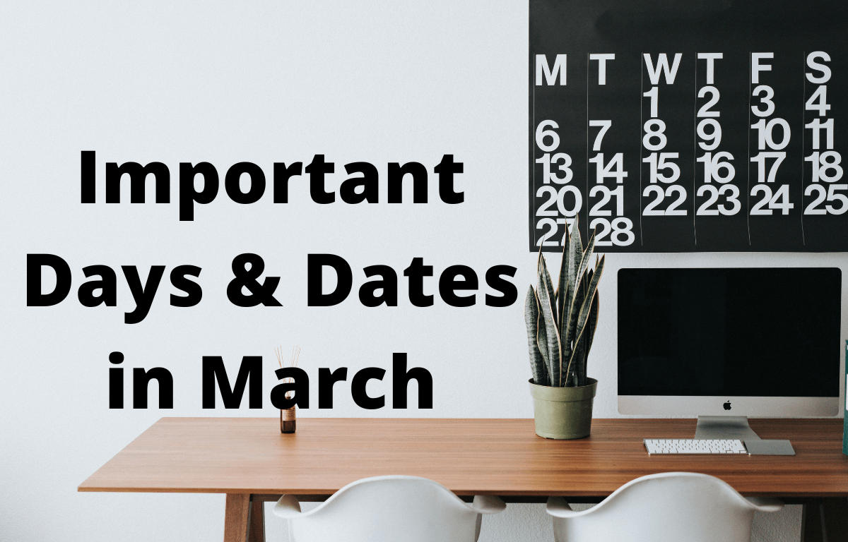 Important Days in March 2023, List of National and International Events_40.1