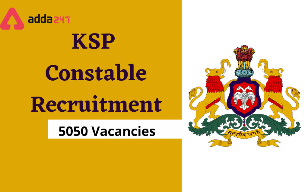 KSP Constable Recruitment 2022, 5050 Vacancy Notified_30.1