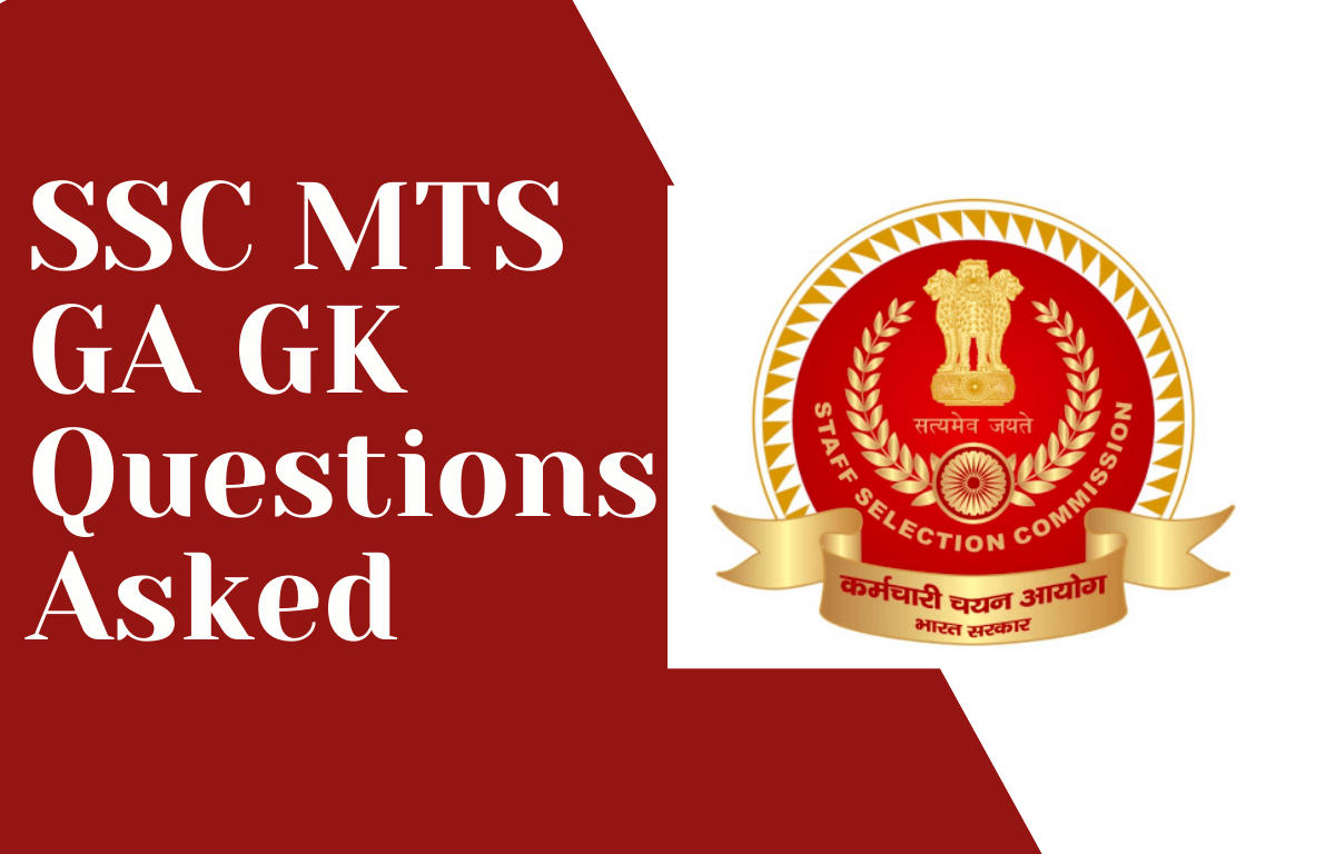 SSC MTS GA GK Questions 2022, 5 July All Shift GA Questions Asked_30.1