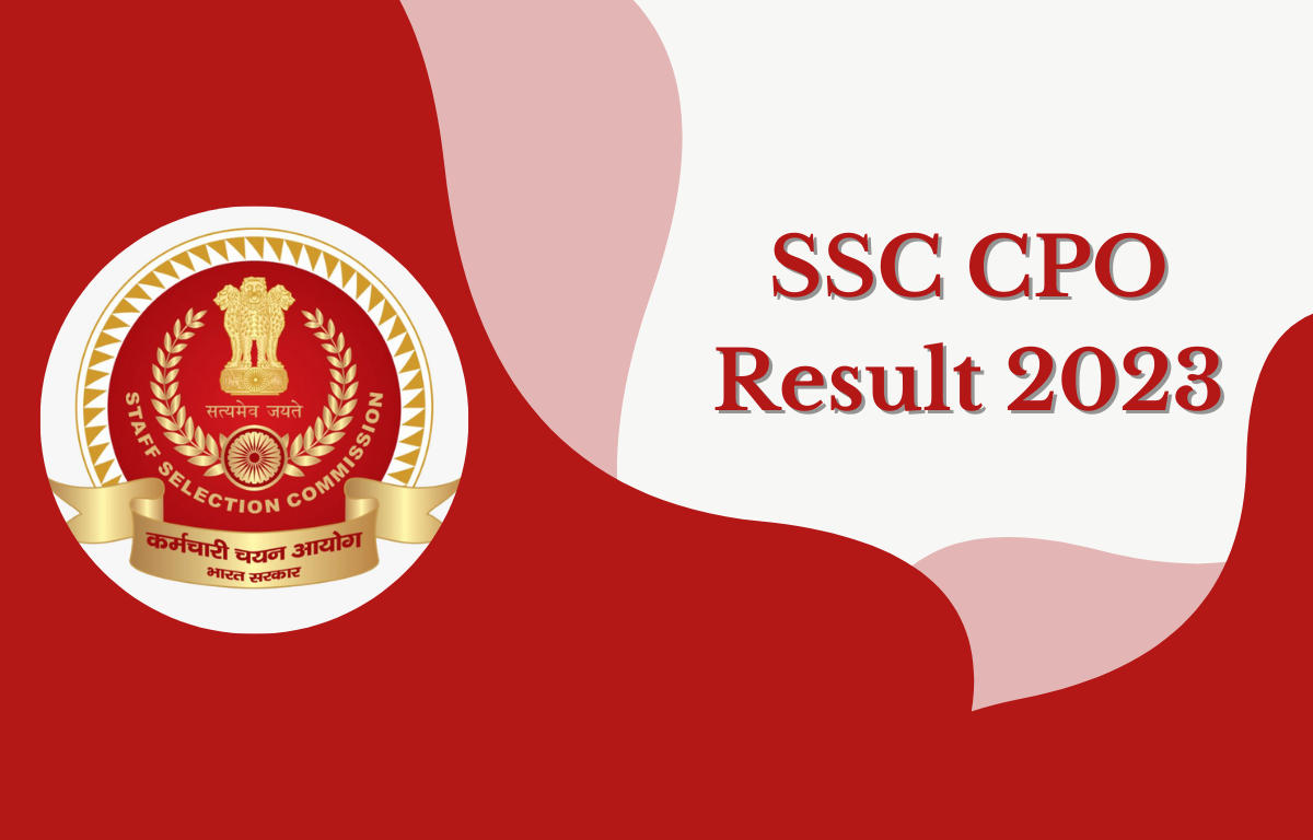 SSC CPO Result 2023 Out, Download CPO Tier I Result PDF_30.1