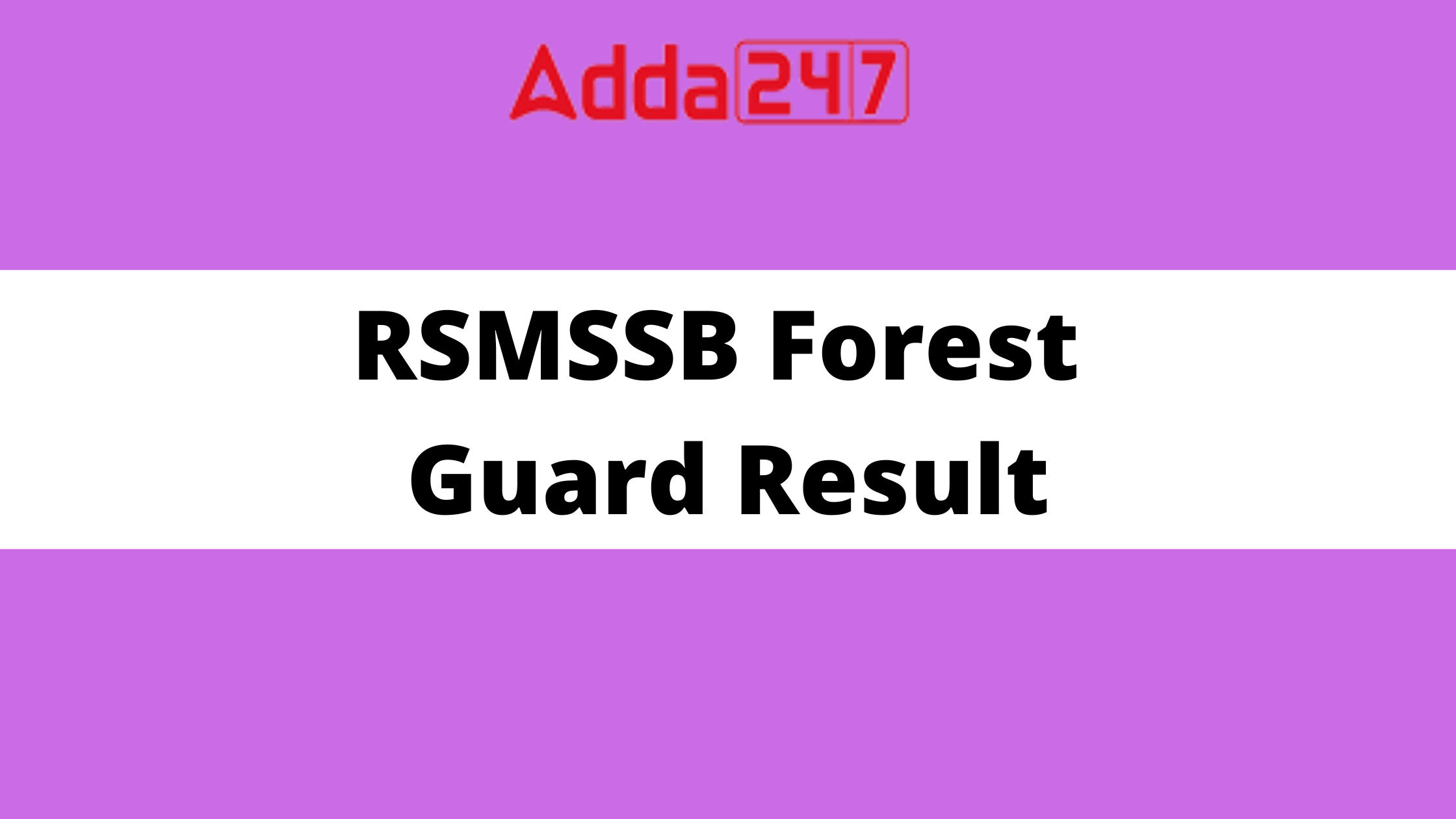 RSMSSB Forest Guard Result 2022 Out, Check Cut Off and Merit List_30.1