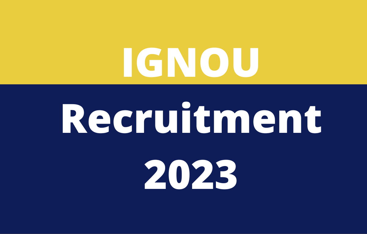 IGNOU में निकली बंपर भर्ती, 12th पास अभ्यर्थी फटाफट करें अप्लाई Bumper recruitment in IGNOU, 12th pass candidates should apply immediately