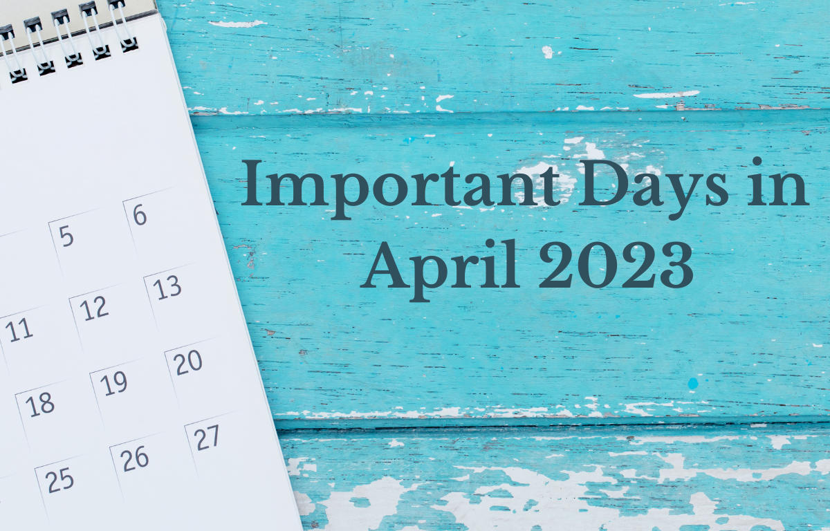 Important Days in April 2023, Check List of National and International