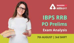 IBPS RRB PO Exam Analysis Shift 3, 7th August 2021: Exam Review Questions, Difficulty level