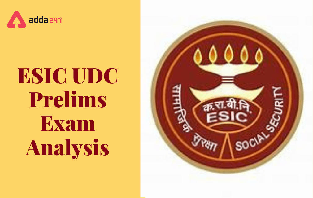 ESIC UDC Prelims Exam Analysis 2022 Shift 1 [19 March 2022]_30.1