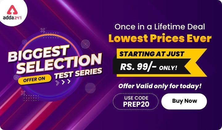 Biggest Selection Offer by Adda247- Lowest Price Ever on Test Series_30.1
