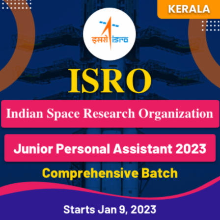 ISRO Junior Personal Assistant 2023 Batch| Malayalam| Online Live Classes By Adda247| Batch Starting Soon – Malyalam govt jobs_30.1