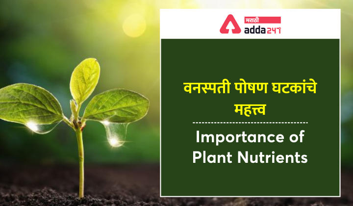 Importance of Plant Nutrients, Study Material for Competitive Exams_30.1