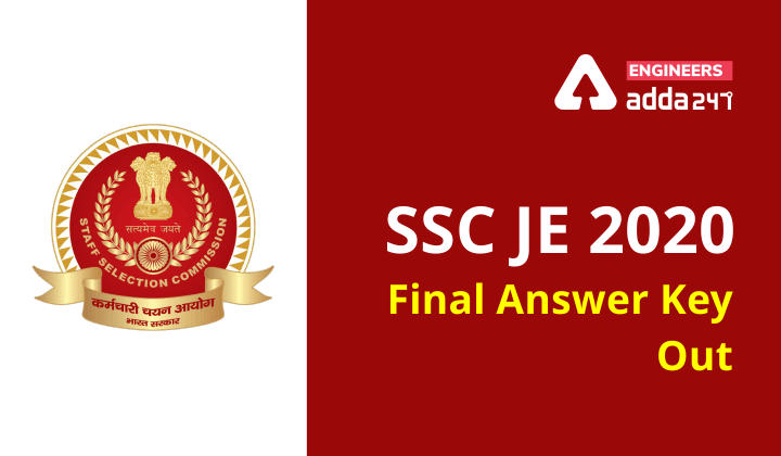 SSC JE 2021: Final Answer key out Checkout Now!_30.1