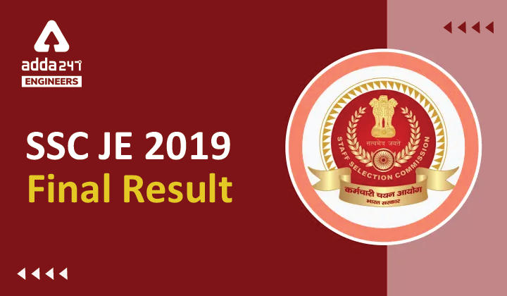 SSC JE 2019 Final Result Declared, Download List of Selected Candidates_30.1