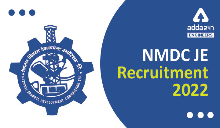 NMDC Recruitment 2022 Junior Officer Notification Out, Check Now_30.1