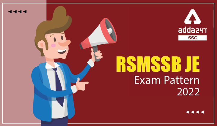 RSMSSB JE Exam Pattern 2022, Check RSMSSB Junior Engineer Exam Schedule_30.1