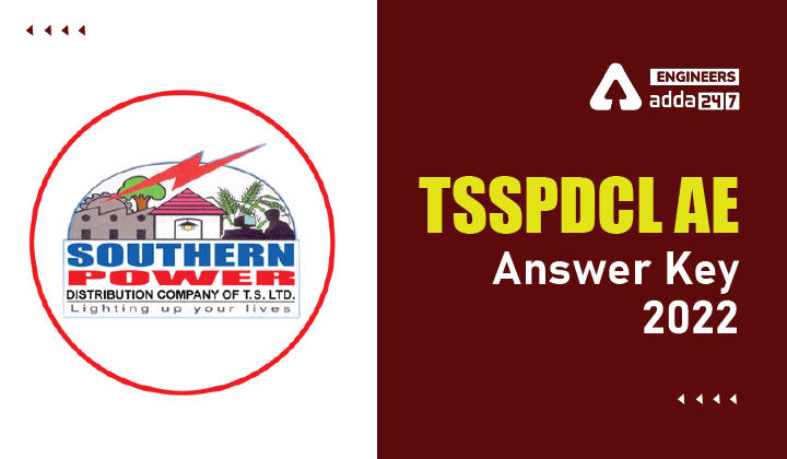 TSSPDCL AE Answer Key 2022, TSSPDCL Electrical Answer Key OUT_30.1