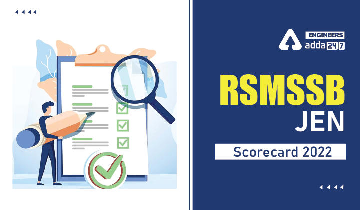 RSMSSB JEN Scorecard 2022, Download RSMSSB Junior Engineer Score Card Here_30.1