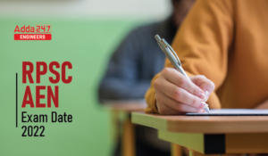 RPSC AE Exam Date 2022