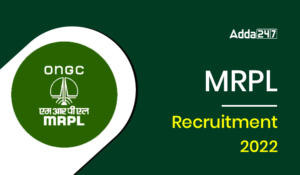 MRPL Recruitment 2022