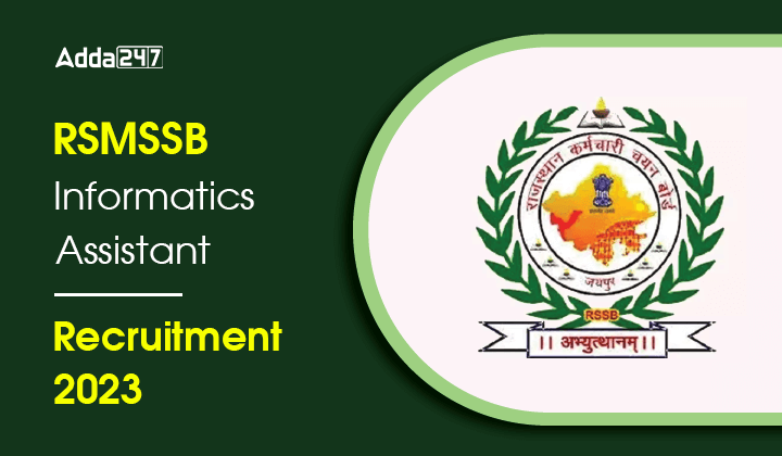 RSMSSB Informatics Assistant Recruitment 2023 Apply Online for 2730 Vacancies_30.1