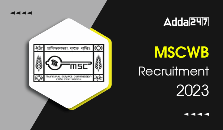 MSCWB Recruitment 2023 Out for 87 Sub Assistant Engineer_30.1