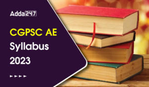 CGPSC AE Syllabus 2023