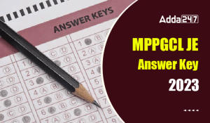 MPPGCL JE Answer Key 2023