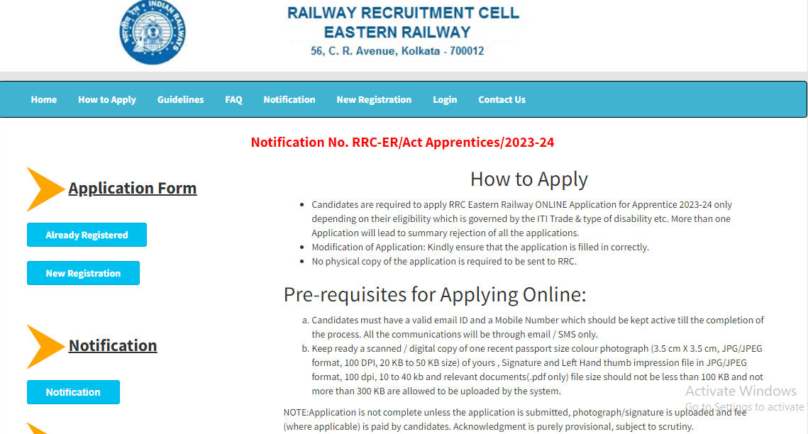 RRC ER Apprentice Recruitment 2023, Last Date to Apply for 3115 Posts_50.1