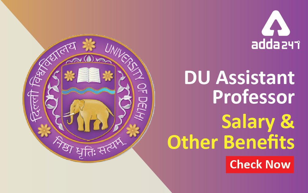 DU Assistant Professor Salary in Hand, Promotions & Benefits_30.1