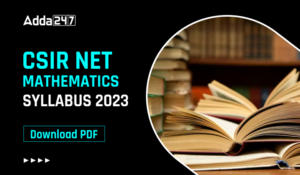CSIR NET Mathematical Syllabus