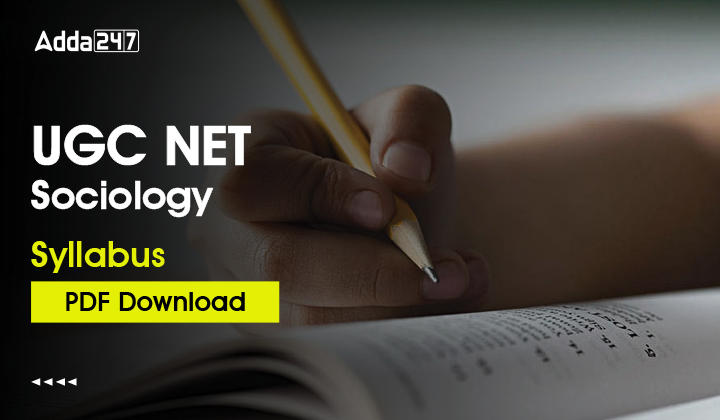 Ugc Net Sociology Syllabus 2023 Pdf Download 8104