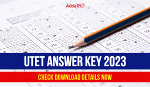 UTET Answer Key 2023