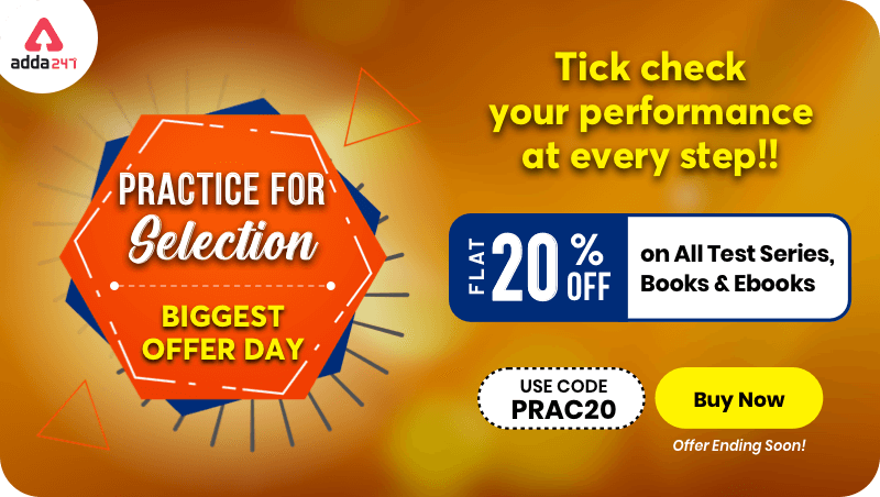Practice for SELECTION, Mega Offer on Test Series: Flat 20% Off on All Test Series, Use Code: PRAC20 | Offer Ending Soon_30.1