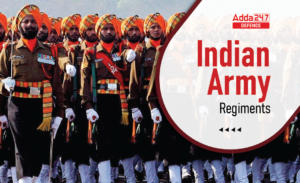 Indian Army Regiments, List of Regiments of the Indian Army