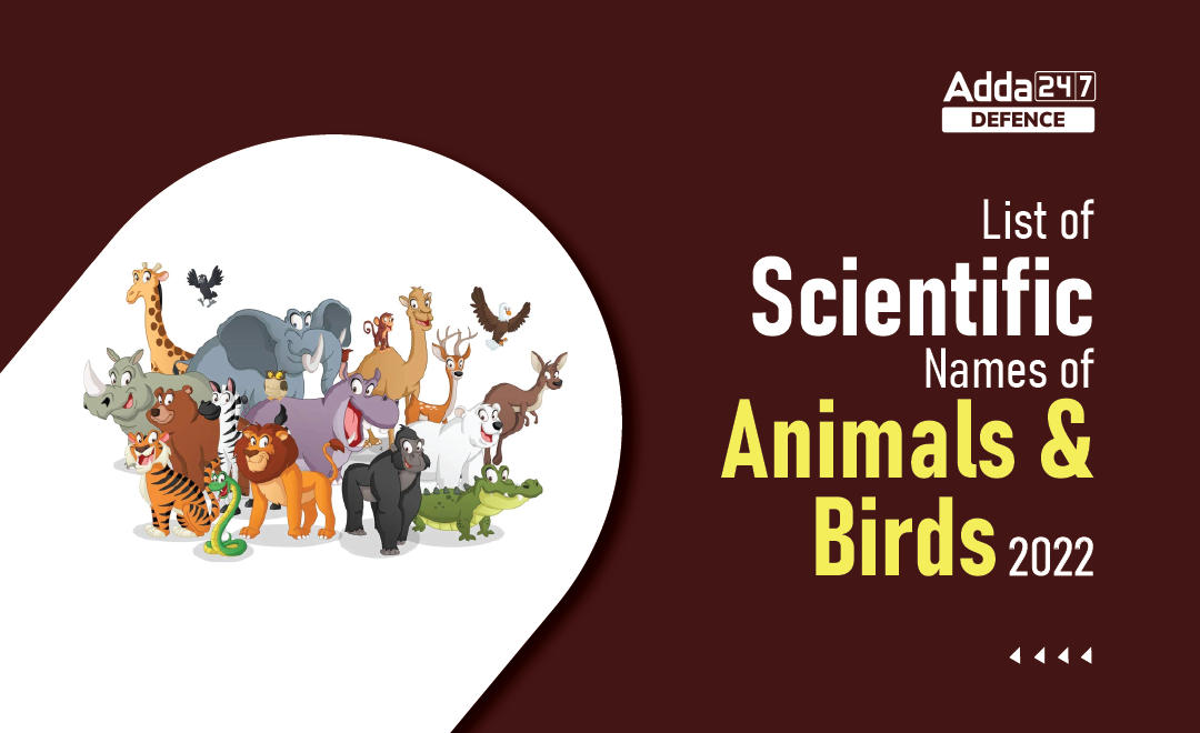 List of Scientific Names of Animals and Birds 2022_30.1