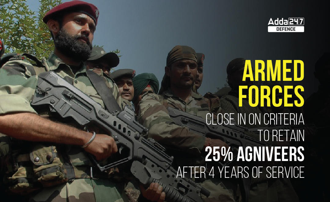 Armed Forces Close In on Criteria to Retain 25% Agniveers After 4 Years of Service_30.1