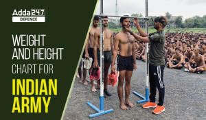 Weight and Height Chart for Indian Army