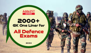 2000+ GK One Liner for All Defence Exams-01