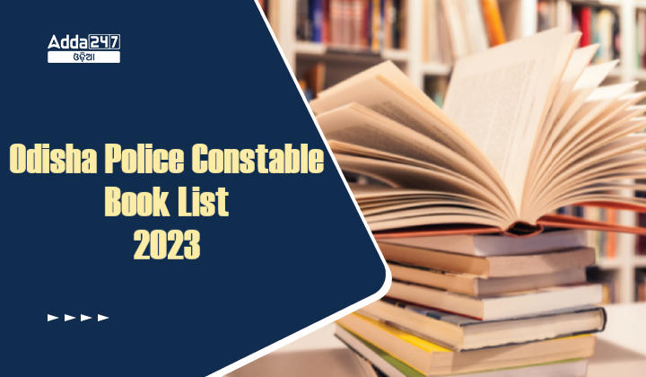 Odisha Police Constable Book List 2023 Civil Constable Book