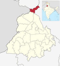 Pathankot In Punjab India.svg 