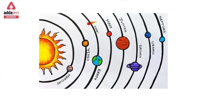 solar system drawing for kids