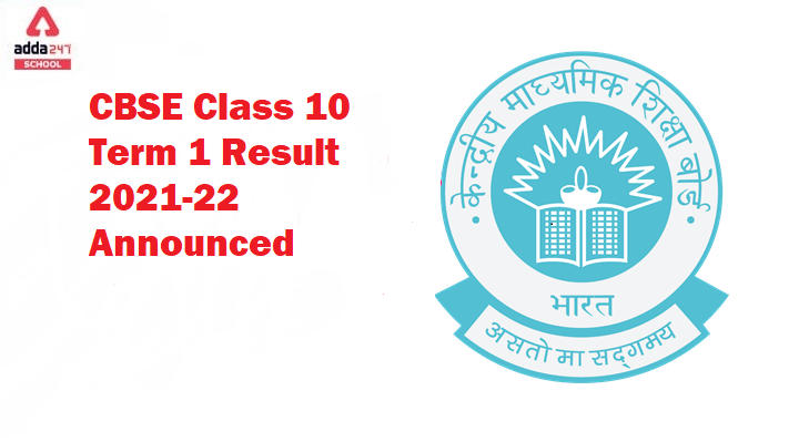 CBSE 10th Result 2022 For Term 1 out @ cbseresults.nic.in_30.1