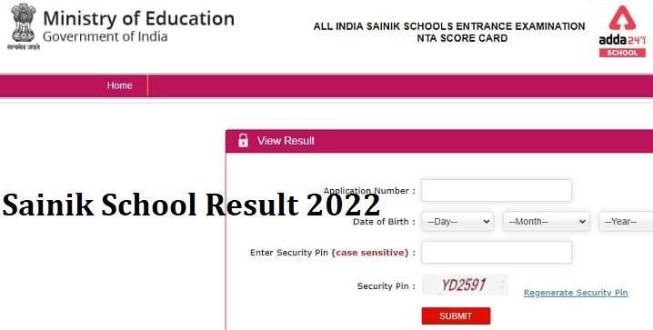 AISSEE Sainik School Result 2022 out @ aissee.nta.nic.in_30.1