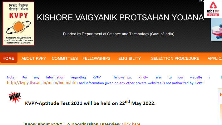 KVPY 2022: Exam Date, Syllabus, Eligibility_30.1